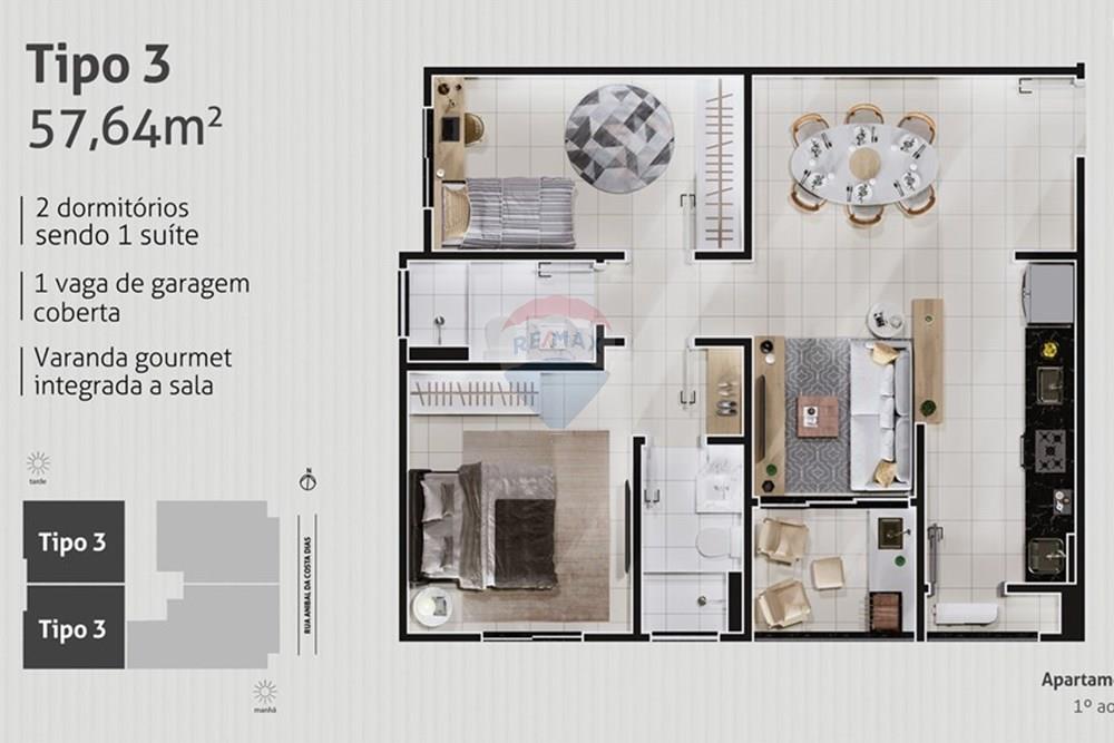 Apartamento à venda com 3 quartos, 183m² - Foto 11