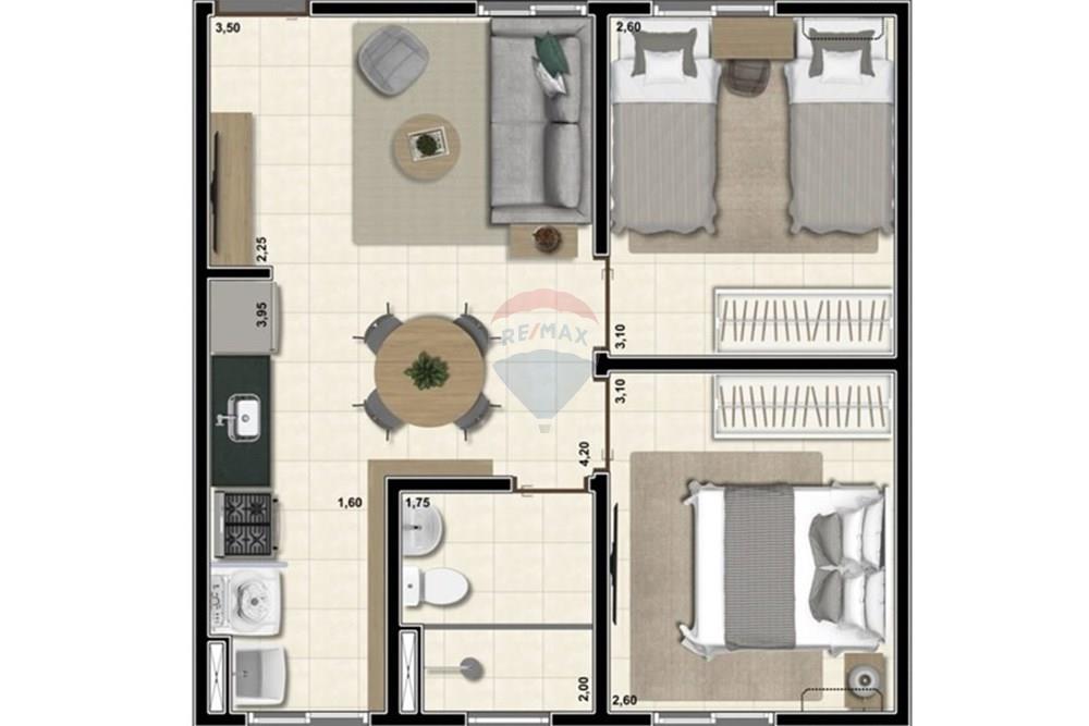 Apartamento com 2 quartos à venda, 43m² — foto 5 de 11