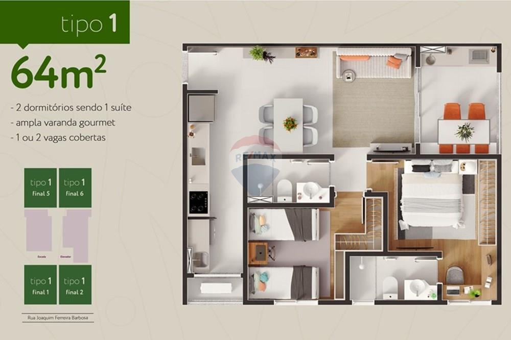 Apartamento à venda com 2 quartos, 34m² - Foto 13