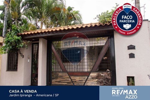 Venda-Casa-Avenida Armando Sales de Oliveira , 1408  - Jardim Ipiranga , Americana , São Paulo , 13468570-690231024-30
