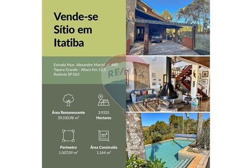 Venda-Chácara / Sítio / Fazenda-Estrada Municipal Alexandre Marchi , 3  - Bairro Tapera Grande , Itatiba , São Paulo , 13255733-690791203-42