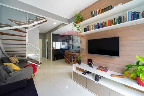 Venda-Casa de Condomínio-Rua Alessandro di Berardo , 1900  - Condomínio Casas da Toscana  - Medeiros , Jundiaí , São Paulo , 13212448-690591032-124