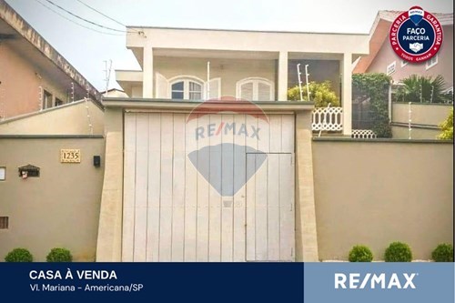 Venda-Casa-Rua Jorge Frederico Gustavo Bergreen , 1235  - Próximo supermercado São Vicente  - Vila Mariana , Americana , São Paulo , 13473-410-690231102-2