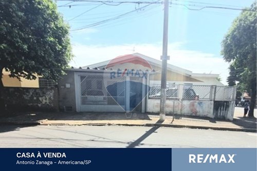 Venda-Casa-Av. Affonso Arinos , 873  - Escola Pref Antonio Zanaga  - Antônio Zanaga , Americana , São Paulo , 13474580-690231011-79