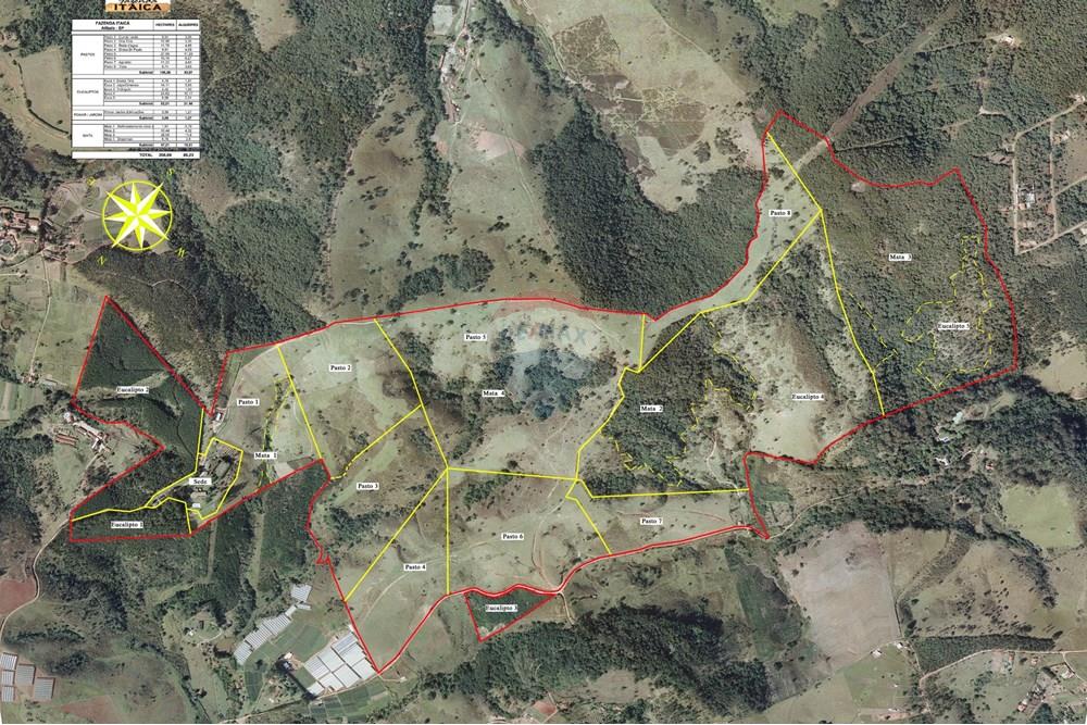 Fazenda - Venda - Atibaia , São Paulo - Mapa geral fazenda e pastos 2014.jpg - 690471017-68