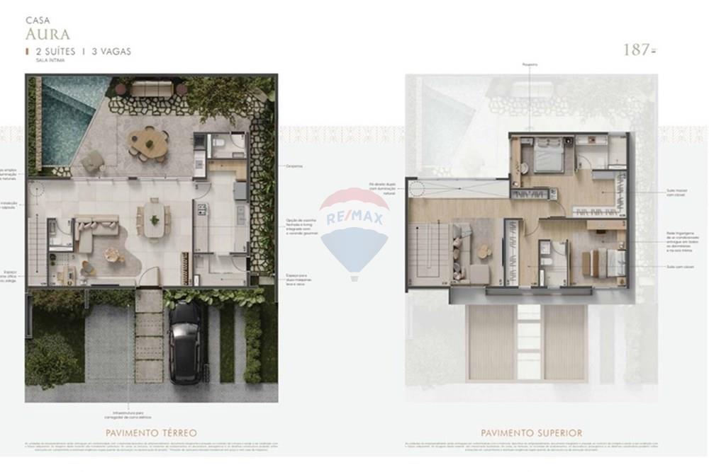 Casa de Condomínio - Venda - Campinas , São Paulo - Casa Aura 2 Suites 3 Vagas.jpg - 690681170-2