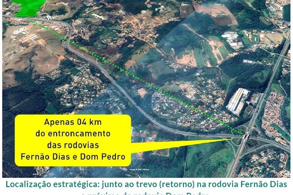 Terreno - Venda - Atibaia , São Paulo - aérea  mostra distância da D Pedro.JPG - 690921066-29