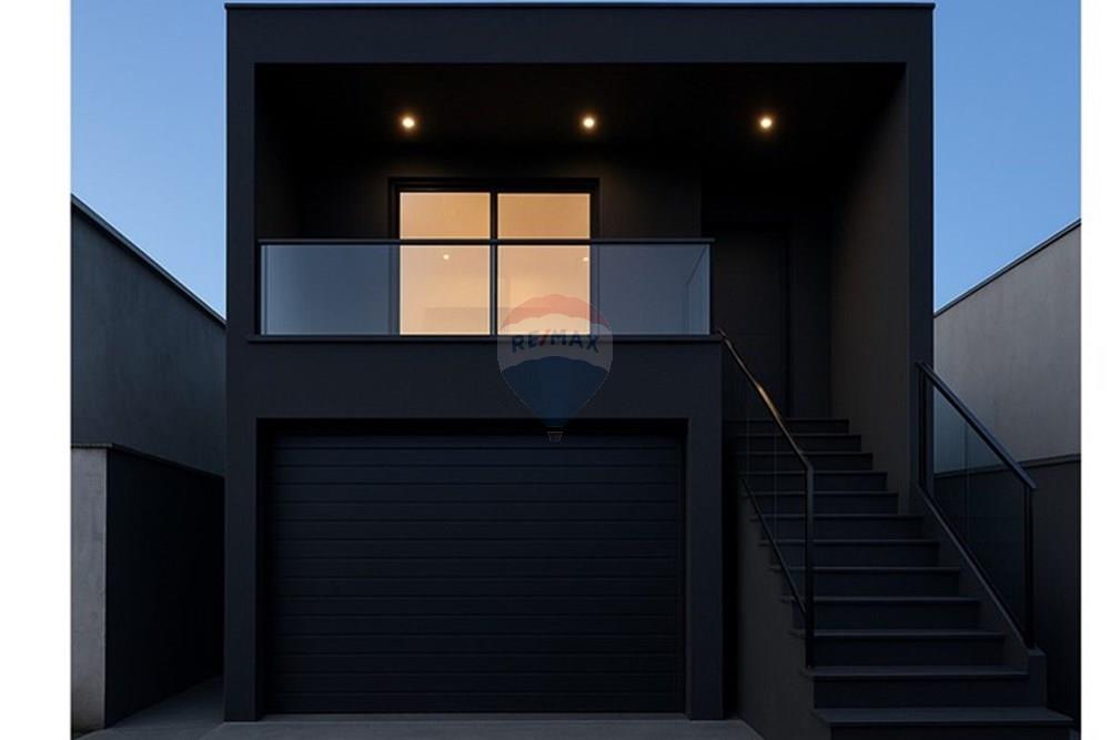 Terreno - Venda - Bragança Paulista , São Paulo - Estrutura de garagem e porta pedonal escada lateral  preta .jpg - 690141085-20