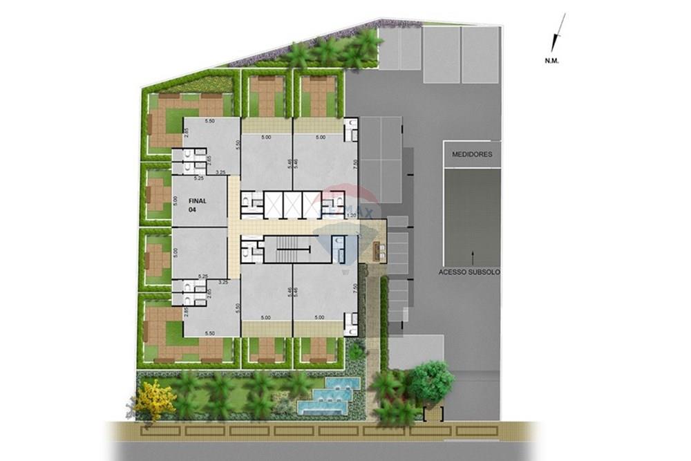 Cj. Comercial/ Sala - Venda - São Paulo , São Paulo - PLANTA TIPO LINK OFFICE JABAQUARA 04.jpg - 691141025-10