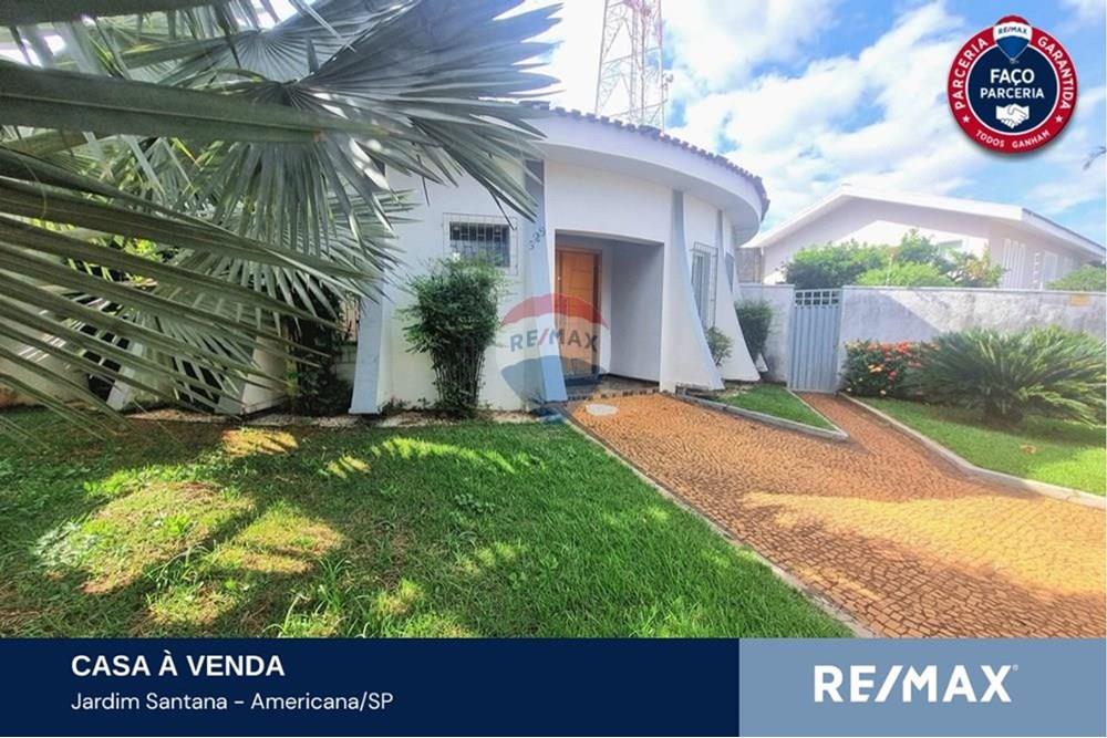 Casa - Venda - Americana , São Paulo - Casa à venda - 4 quartos 2 suítes - com 482m² terreno e 163m² área construída por R$797.000,00 - Jardim Santana - Americana SP - - 690231011-80