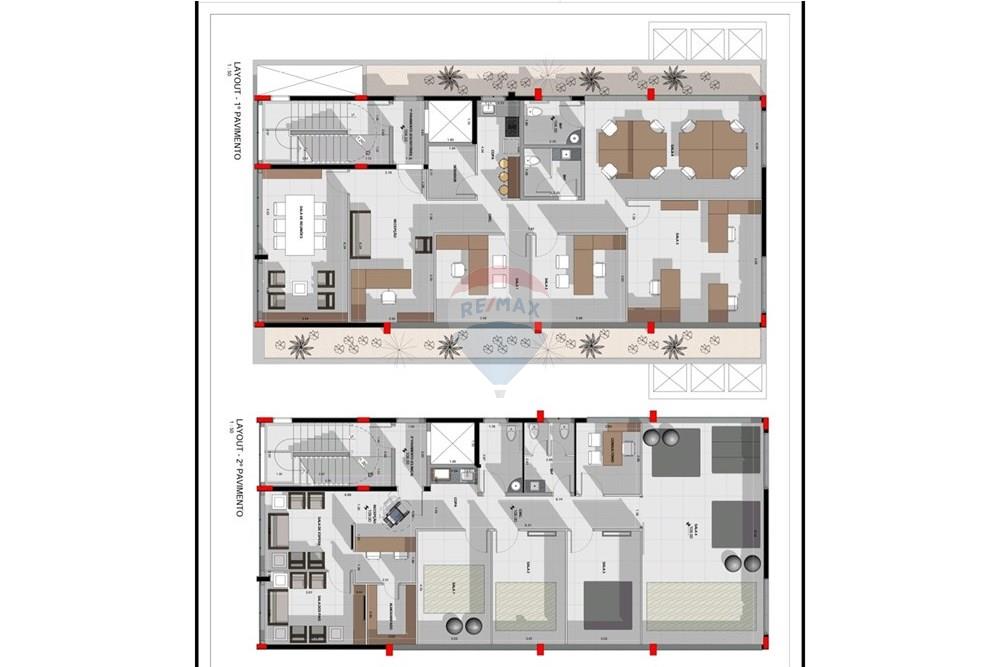 Cj. Comercial/ Sala - Alugar - Campinas , São Paulo - PLANTA 1 E 2 PAV.jpg - 690181009-51