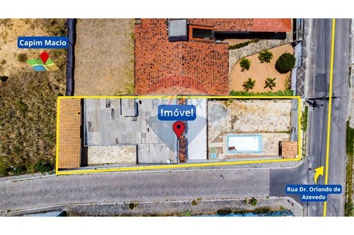 Venda-Casa-Rua Doutor Orlando de Azevedo , 2000  - Na Rua da Churrascaria Sal e Brasa  - Capim Macio , Natal , Rio Grande do Norte , 59082050-720891001-64