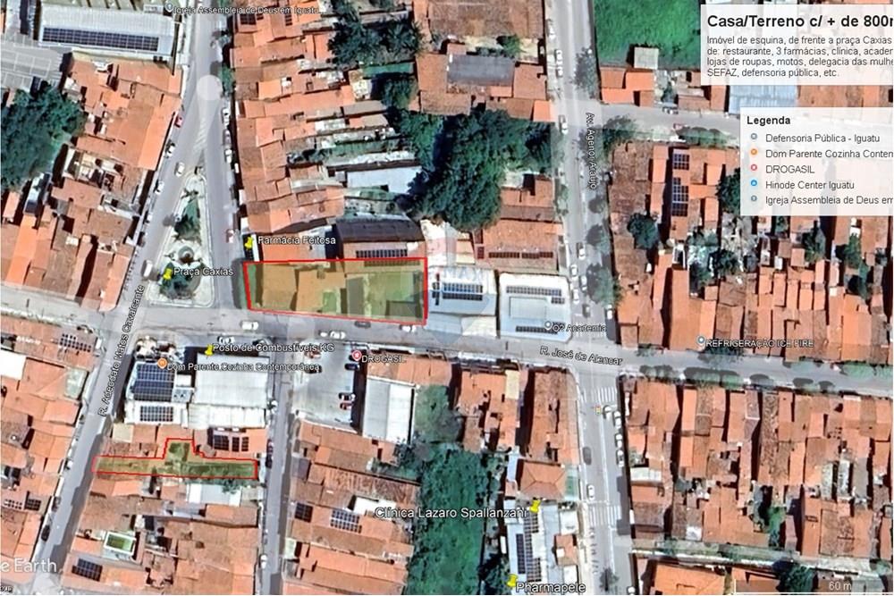 Casa Comercial - Alugar - Iguatu , Ceará - Imagem aérea Casa Praça Caxias.jpg - 720931002-342