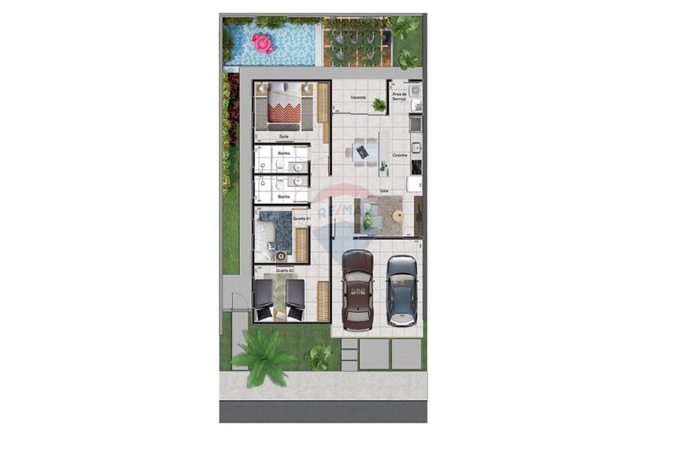 Casa de Condomínio - Venda - Barra do Garças , Mato Grosso - PLANTA-CASA-PADRAO-03.jpeg - 722221002-113