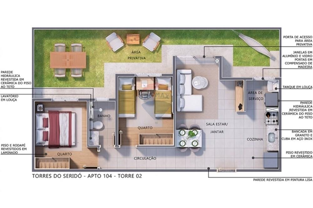 Apartamento - Venda - Parnamirim , Rio Grande do Norte - serido19.jpeg - 720811071-8