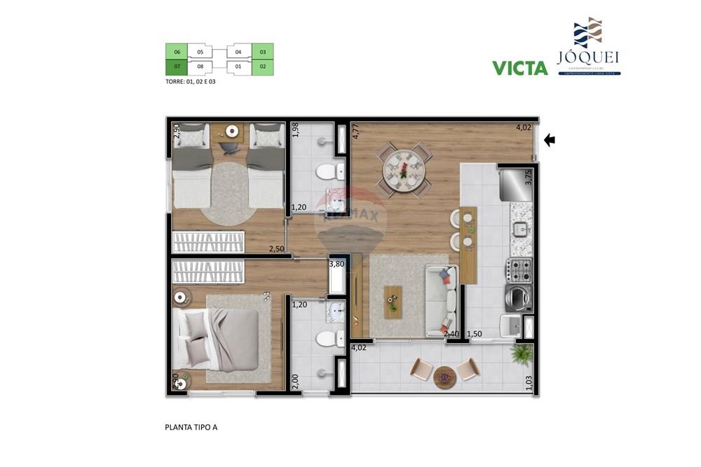Apartamento - Venda - Fortaleza , Ceará - TIPO-A-scaled.jpg - 720971021-81