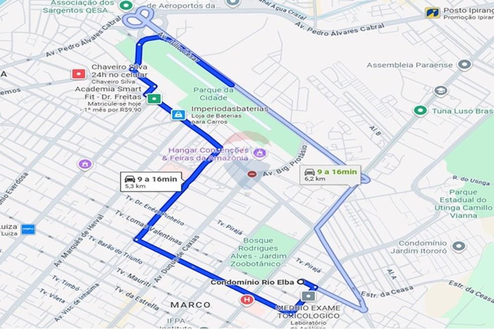 Apartamento - Alugar - Belém , Pará - Edifício Rio Elba Mapa (1).jpg - 720921083-33