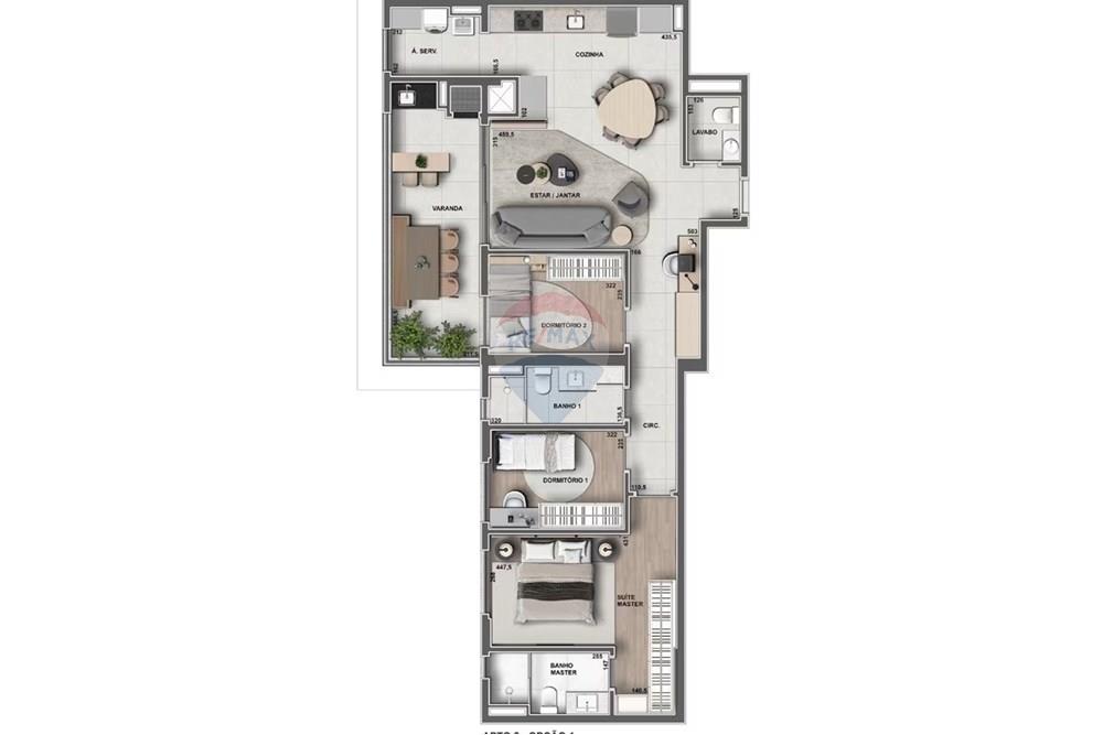 Apartamento - Venda - Cuiabá , Mato Grosso - Terrace 14.jpg - 720911006-91