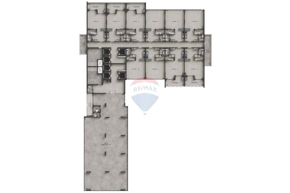 Cj. Comercial/ Sala - Venda - Ribeirão Preto , São Paulo - soho-planta-laje-911.jpg - 780091026-178