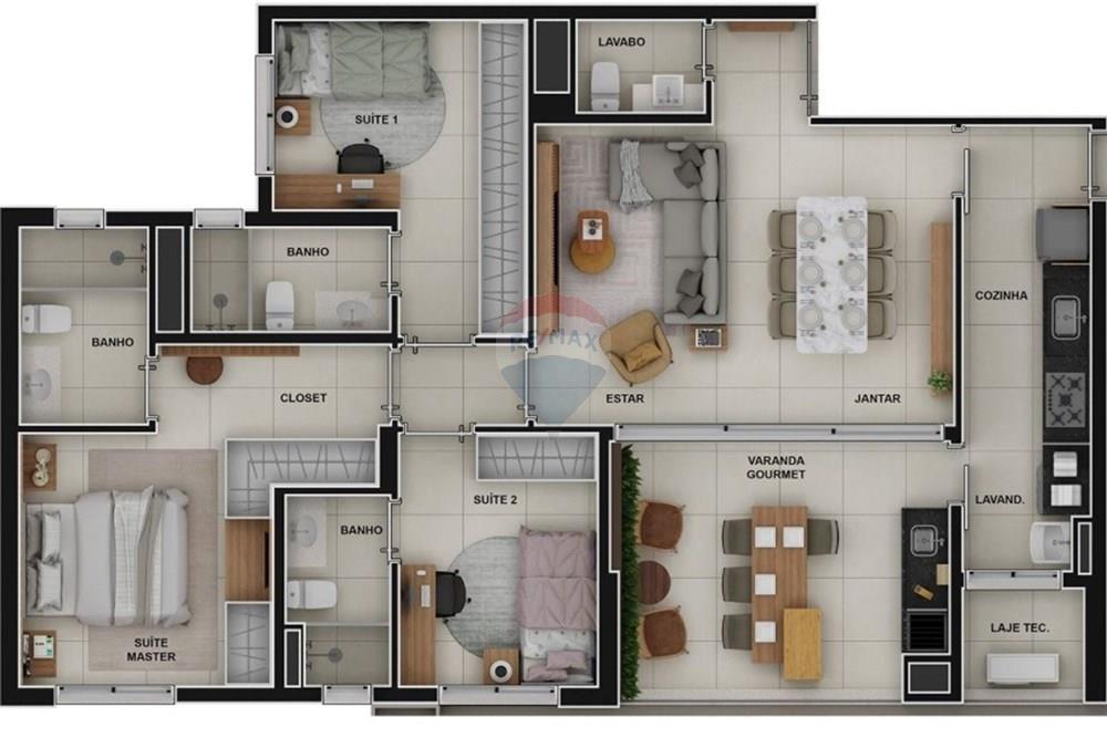 Apartamento - Venda - Ribeirão Preto , São Paulo - Planta.jpg - 780171042-41