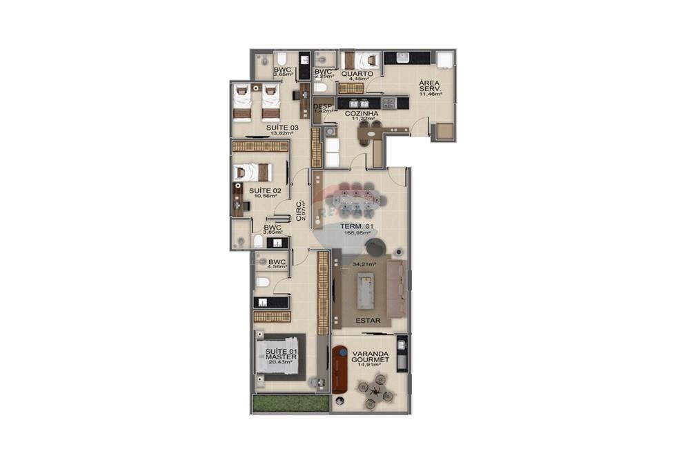 Apartamento - Venda - Maceió , Alagoas - tipo-1.jpg - 850711005-48