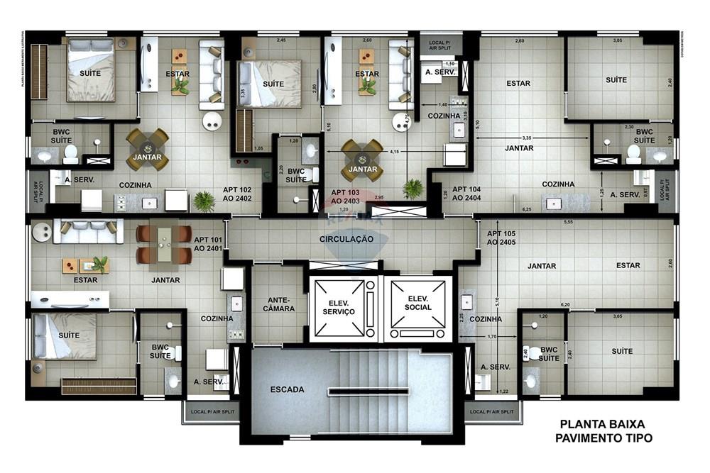 Apart Hotel/ Flat - Venda - Jaboatão dos Guararapes , Pernambuco - PBTPJAZZCLASSIC.jpg - 850091040-188