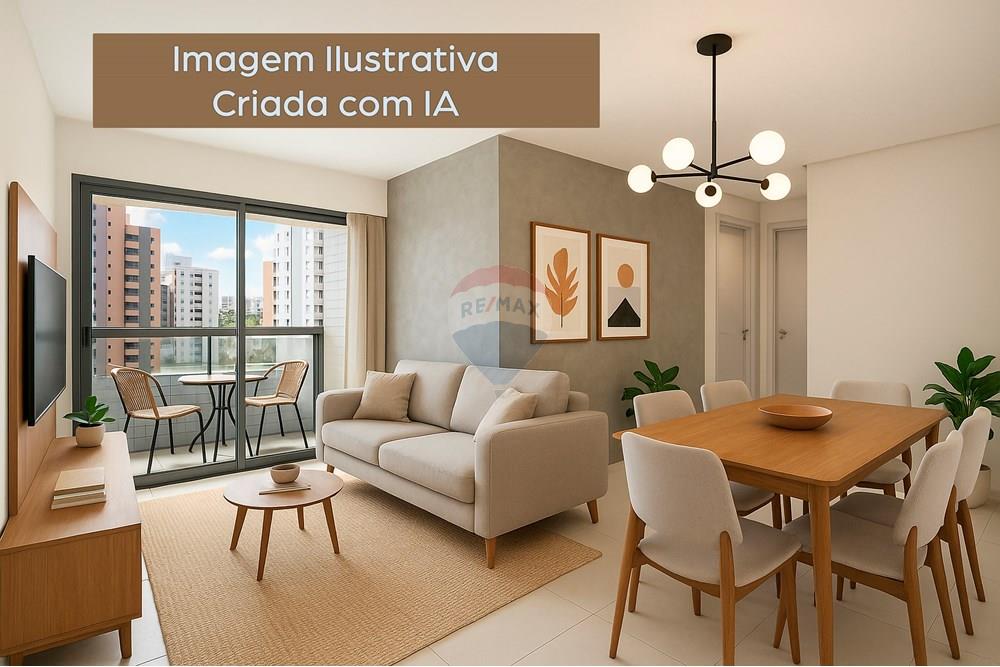 Apartamento - Alugar - Recife , Pernambuco - Imagem ilustrativa da sala.jpg - 850091040-158