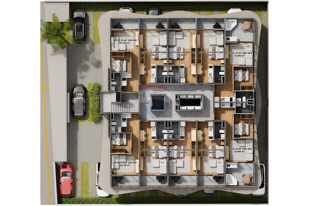 Apart Hotel/ Flat - Venda - Maragogi , Alagoas - HUMANIZADA-02-AO-05-ANDAR.jpg - 850291008-74