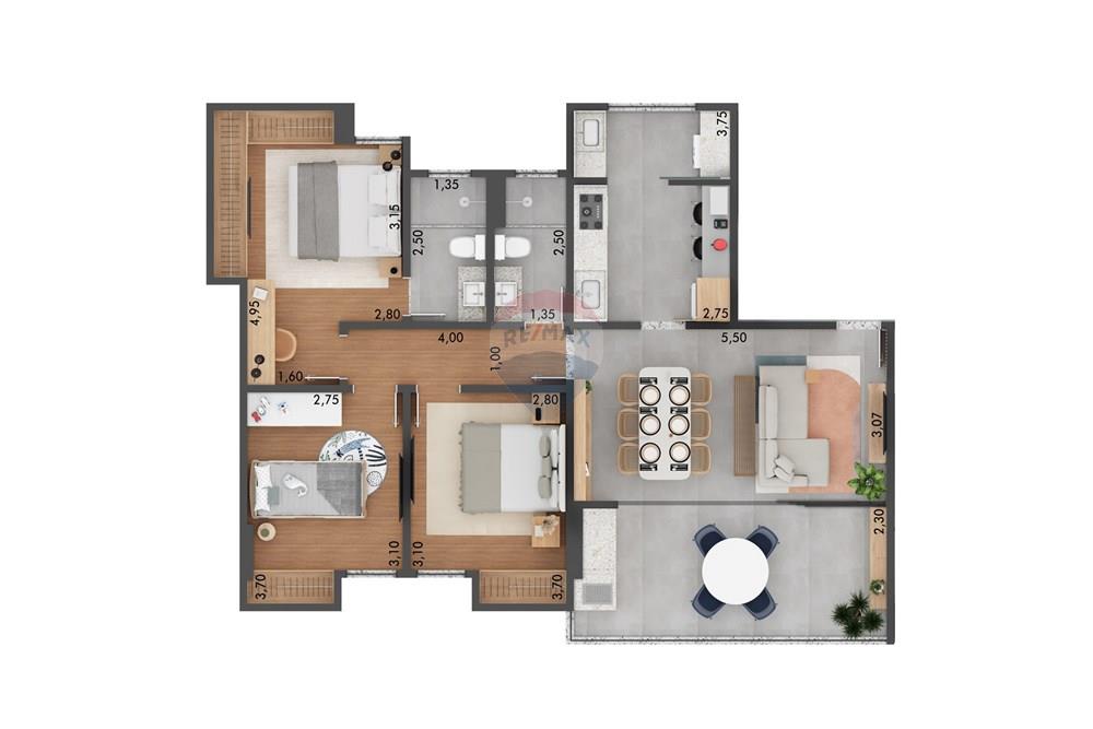 Apartamento - Venda - Juiz de Fora , Minas Gerais - AP TIPO FINAL 03.jpg - 860321018-97