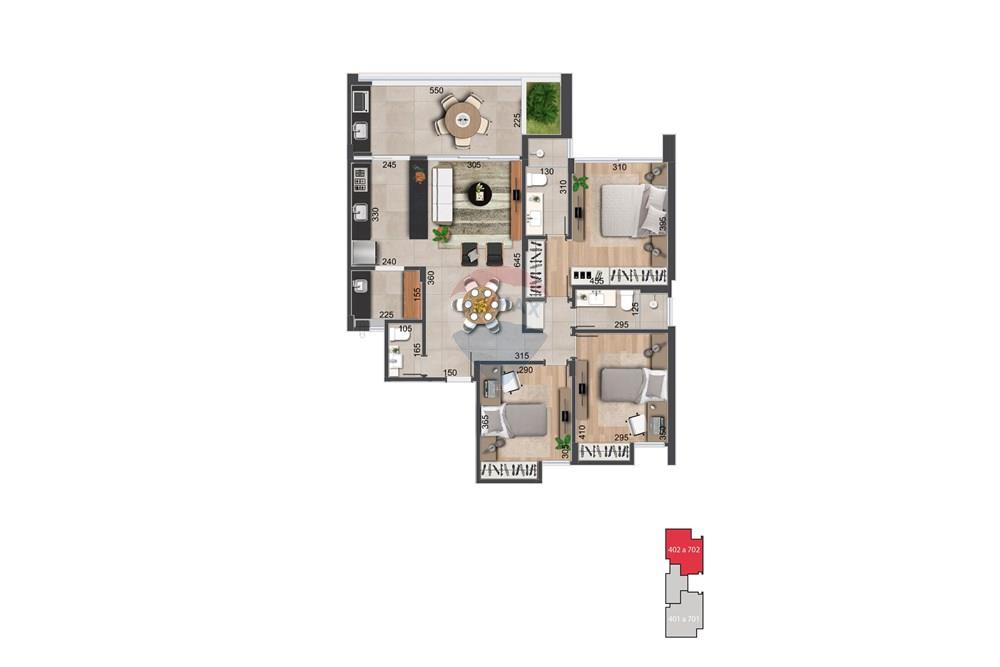 Apartamento - Venda - Juiz de Fora , Minas Gerais - 402-a-702.jpg - 860321018-101