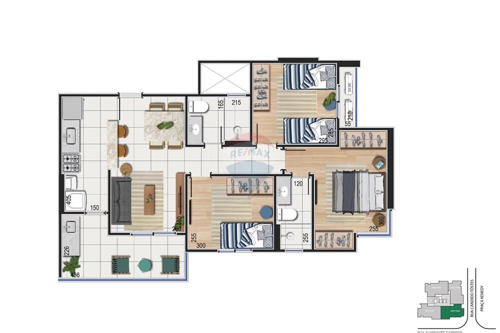Apartamento - Venda - Juiz de Fora , Minas Gerais - Humanizadas Tipo-03.jpg - 860321018-100