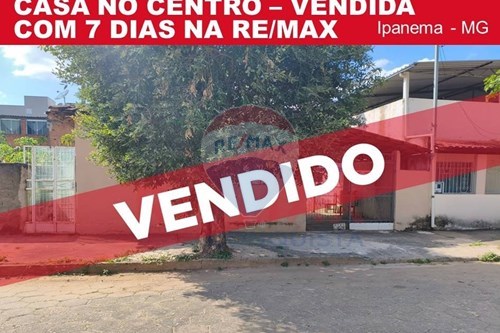 Venda-Casa-Rua Antonieta Godoy , 324  - Centro , Ipanema , Minas Gerais , 36950000-870451001-141