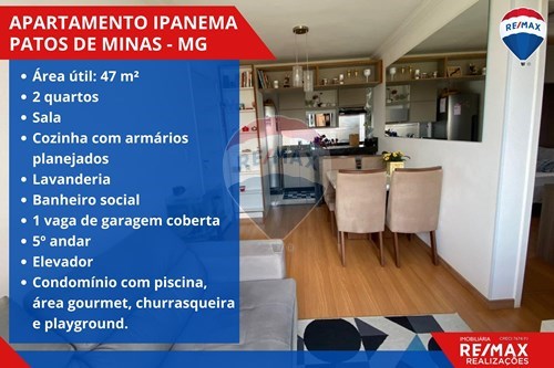 Venda-Apartamento-Ipanema , Patos de Minas , Minas Gerais , 38706-515-870631022-7