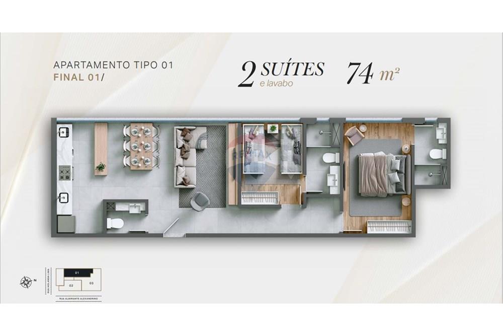 Apartamento - Venda - Belo Horizonte , Minas Gerais - Apartamento final 01.JPG - 870251002-493