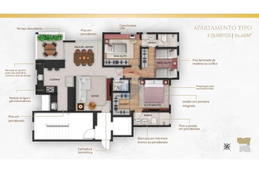 Apartamento - Venda - Belo Horizonte , Minas Gerais - Foto 25.jpg - Layout aberto - 870421061-29