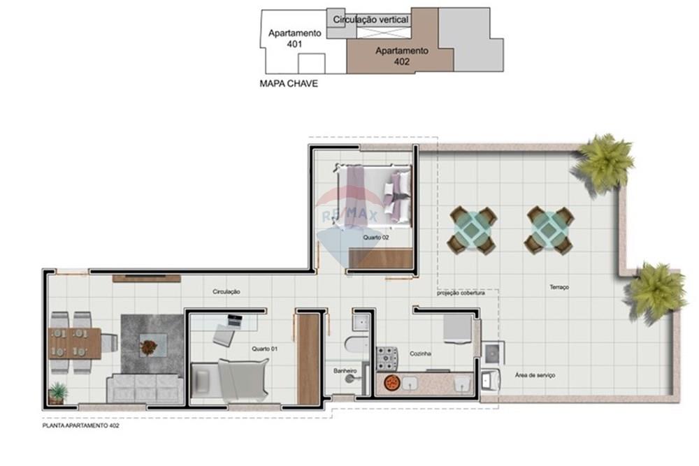 Cobertura - Venda - Belo Horizonte , Minas Gerais - 3d.jpg - Layout aberto - 870421116-84