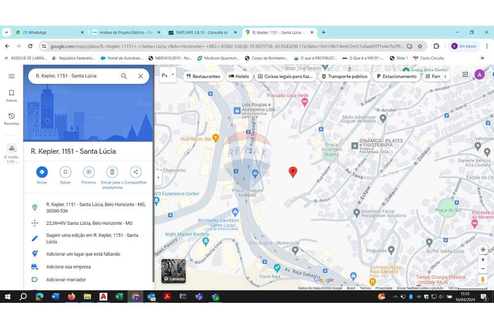 Terreno - Venda - Belo Horizonte , Minas Gerais - MAPS_Lote Alberto - Sta Lucia.jpeg - 870251073-40