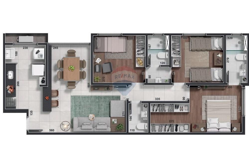 Apartamento - Venda - Belo Horizonte , Minas Gerais - planta 3 quartos 403.jpg - 870251002-617