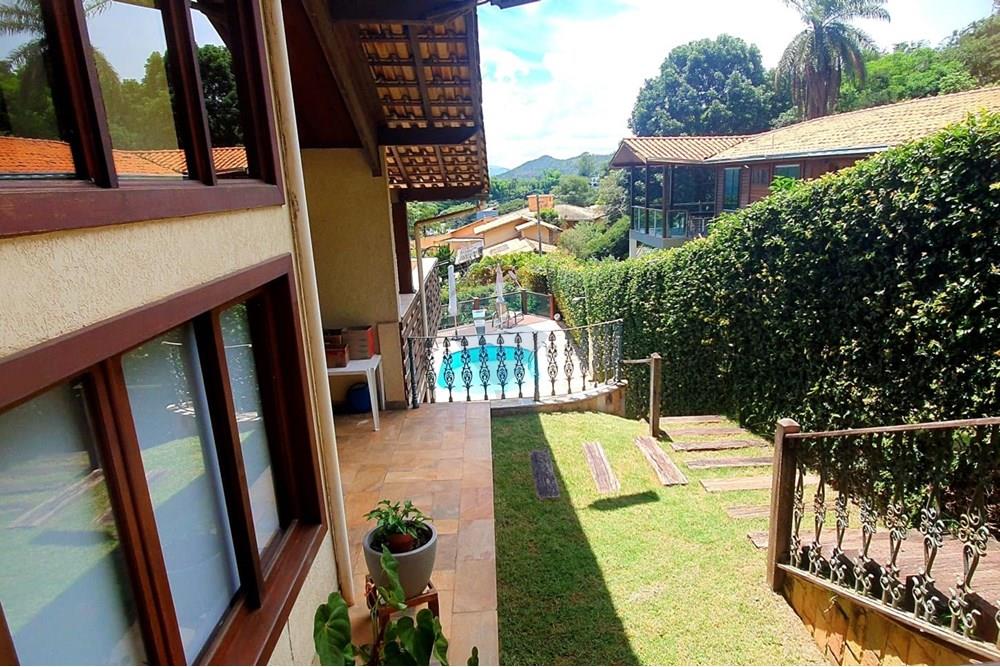 Casa de Condomínio - Venda - Nova Lima , Minas Gerais - Foto casa lateral vista piscina.jpeg - 870241097-27
