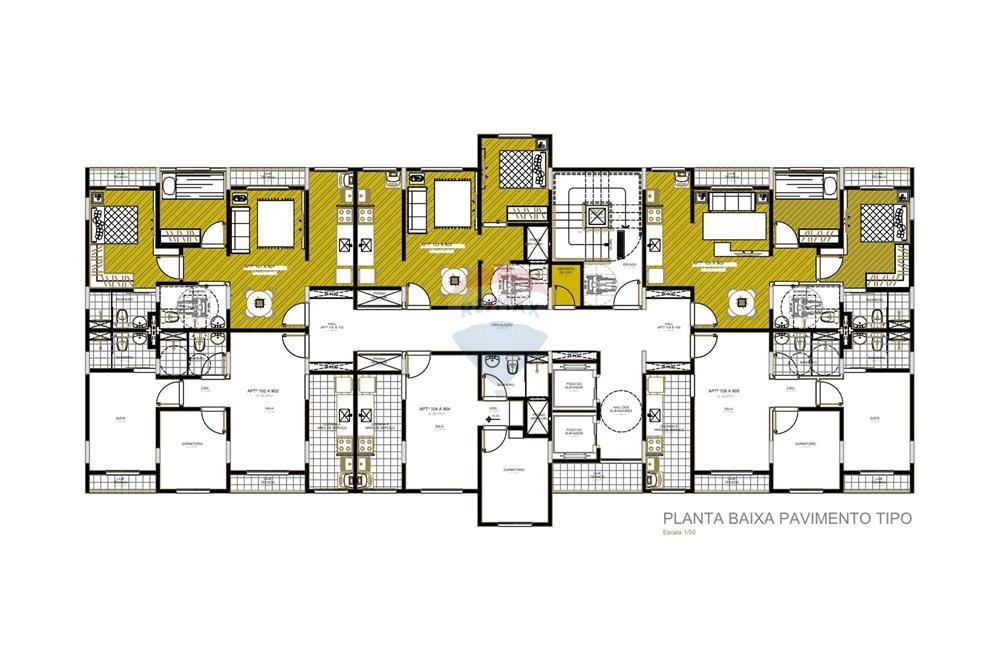 Terreno - Venda - Samambaia , Distrito Federal - PROJETO LUIZ PREDIO -PAV.TIPO.jpeg - 880261125-24