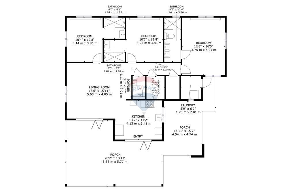 Villa - For Sale - Belnem, Bonaire, Bonaire - Floorplan windsock-villa-15.jpg - 900171015-19