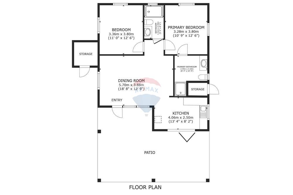 Villa - Te Koop - Belnem, Bonaire, Bonaire - Floorplan Windsock Villa 22.jpg - 900171015-36