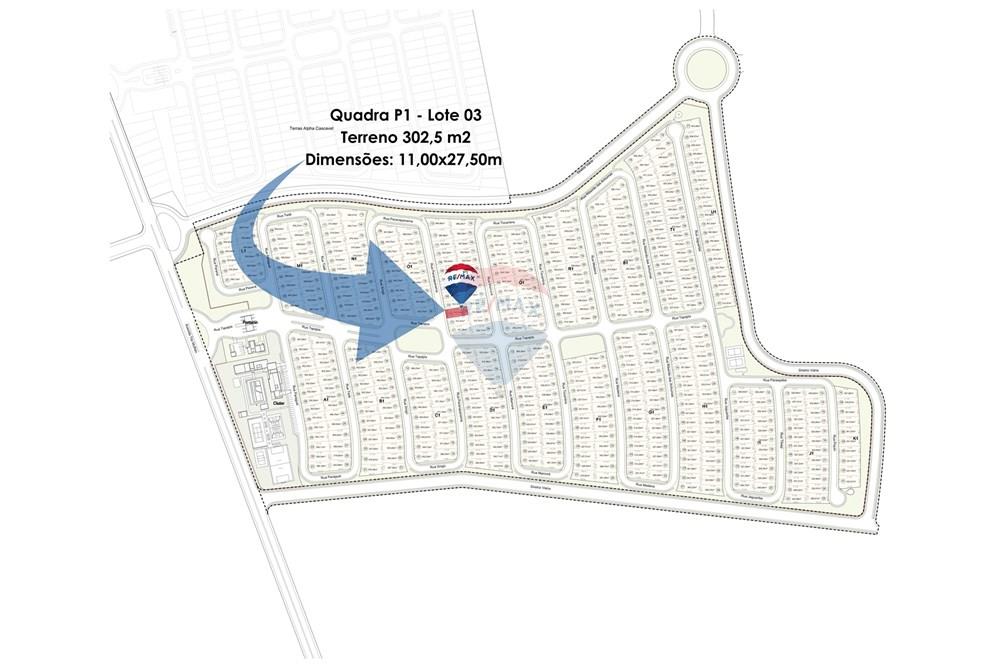 Terreno - Venda - Cascavel , Paraná - Terras Alpha Cascavel 2 - Planta Completa Cascavel com metragens.pdf.jpg - 960151006-58