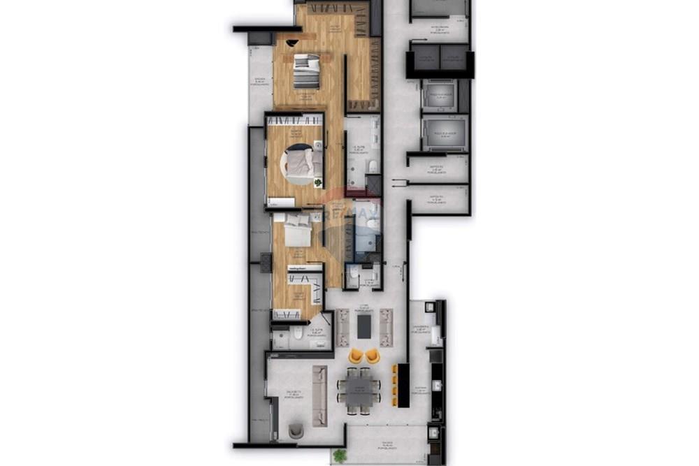 Apartamento - Venda - Cascavel , Paraná - Planta Paris (unificada).jpg - 960151004-58