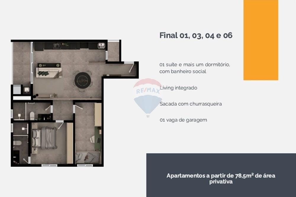 Apartamento - Venda - Foz do Iguaçu , Paraná - Black and White Minimalist Blank A4 Document Landscape (9).jpg - 960101044-3