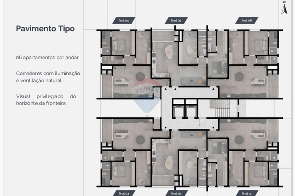 Apartamento - Venda - Foz do Iguaçu , Paraná - Black and White Minimalist Blank A4 Document Landscape (8).jpg - 960101044-3