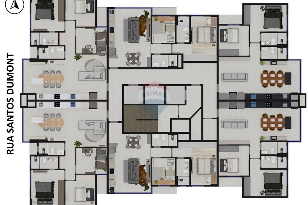 Apartamento - Venda - Foz do Iguaçu , Paraná - PAVIMENTO TIPO AURUM (1).jpg - 960101035-36